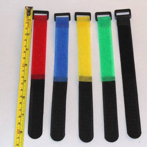 10pcs/set Reusable Fishing Rod Tie Holder Strap Suspenders F