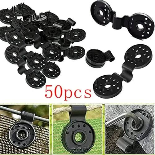 50Pcs Shade Cloth Clips Shade Fabric Clamps Grommets For Net