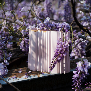 AtelierErrance出走PLIPLI折纸异变花器原创艺术居家装饰简约