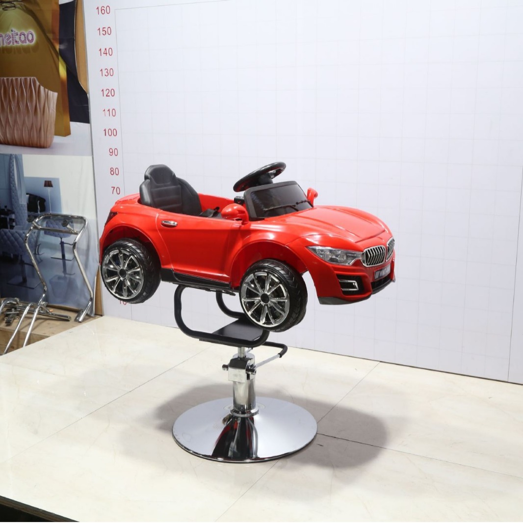 新款卡通小汽车座椅美容美发店儿童专用新中式旋转升降椅