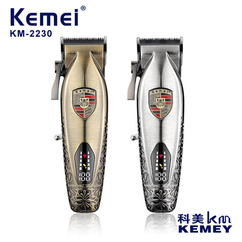 科美km-2230新款理发器电动剃头led数显理发推子发廊电推剪