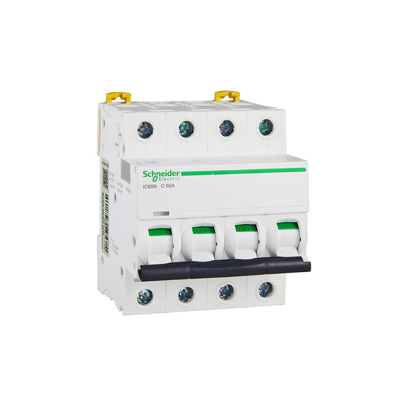 施耐德电气小型断路器 iC65N 4P C50A A9F18450