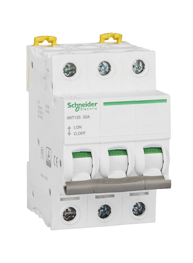 施耐德电气 微型隔离开关 iINT125 3P 32A A9S68332