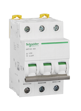 施耐德电气 微型隔离开关iINT125 3P 40A A9S68340