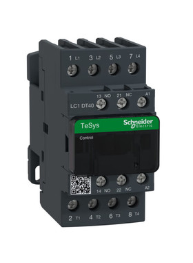 施耐德TeSysD四极接触器25A,220V,50/60Hz;LC1DT40M7C