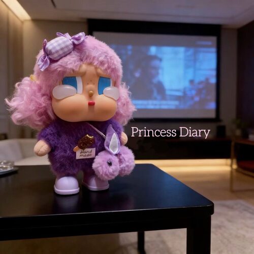 仅娃衣】适用于哭眼泪CRYBABY搪胶毛绒紫色可爱兔子针织套装配饰