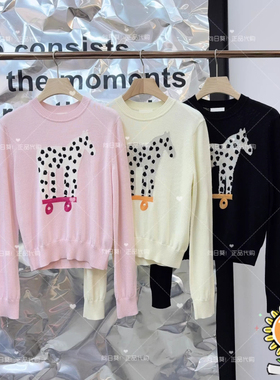 国内代购衣播26年春BDT1SD2837甜美软糯粉色针织衫时针背面的呼吸