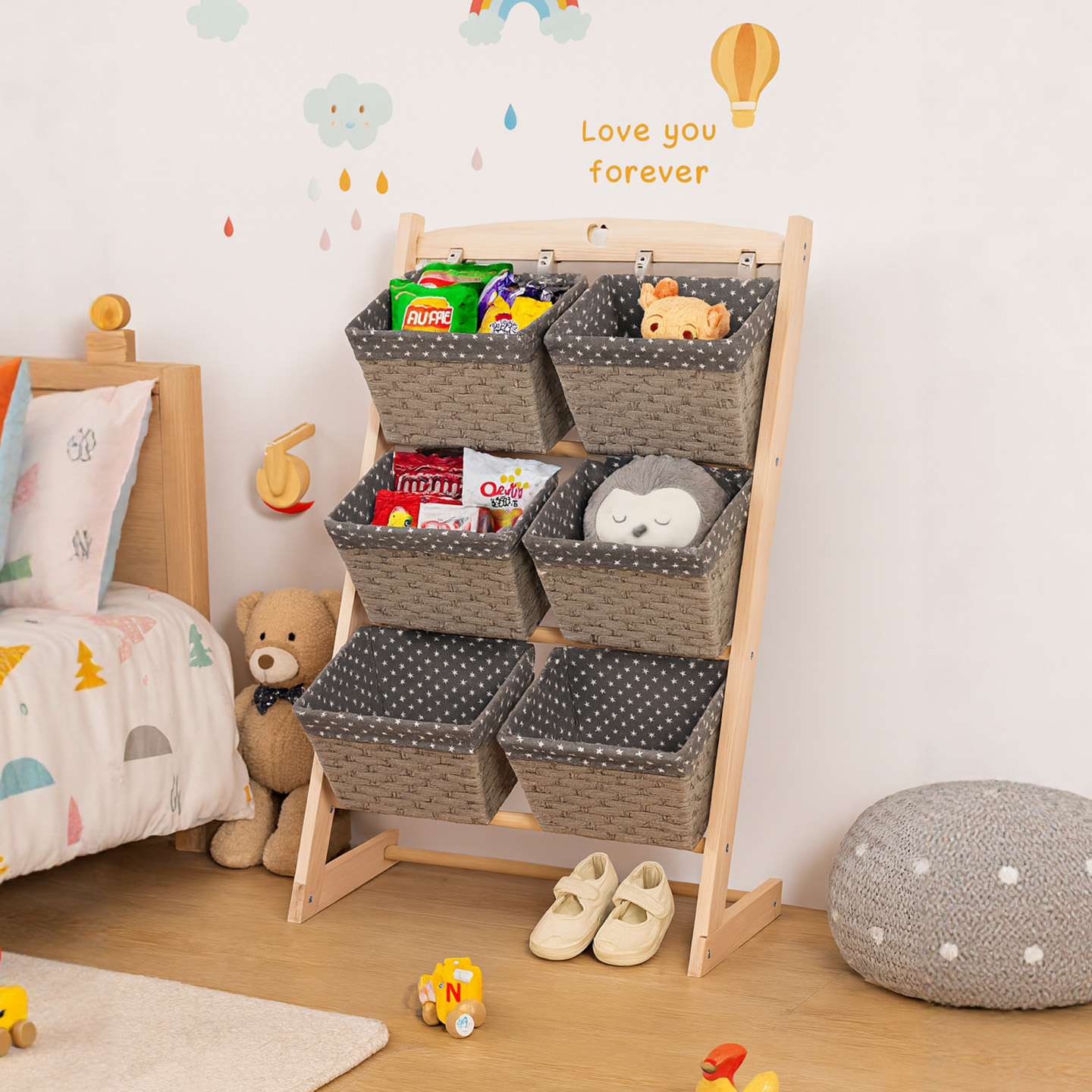 儿童玩具收纳架宝宝绘本架