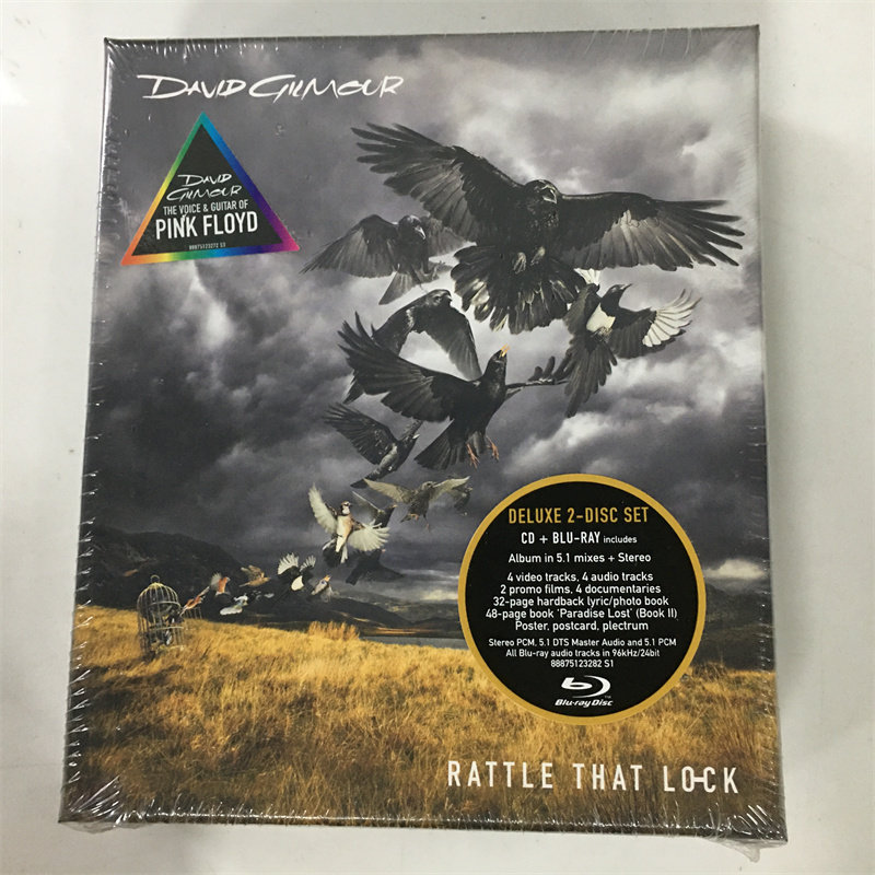 Pink Floyd Pink Дэвида Гилмора Rattle That Lock CD+BD Нераспечатанный Изображение 1