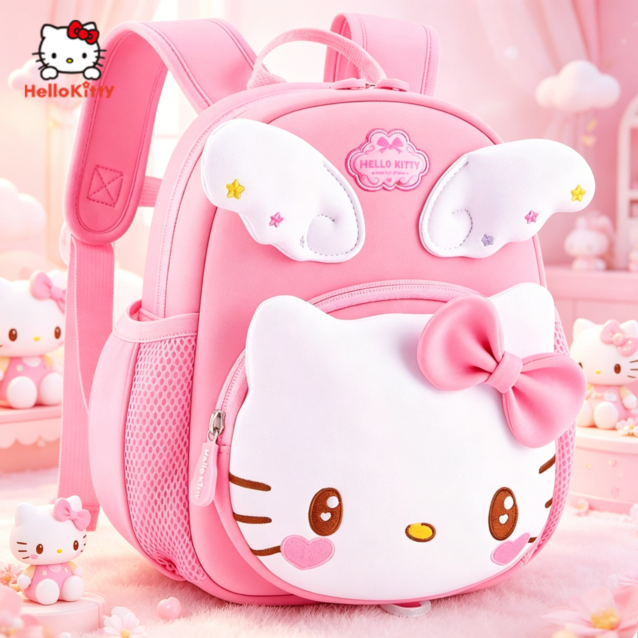 幼儿园书包儿童背包女孩HelloKitty小班宝宝双肩生日礼物轻便护脊