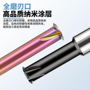 M2.5M3 ET60度单牙钨钢螺纹铣刀单齿铣牙刀M1 M1.2 M30 M1.6