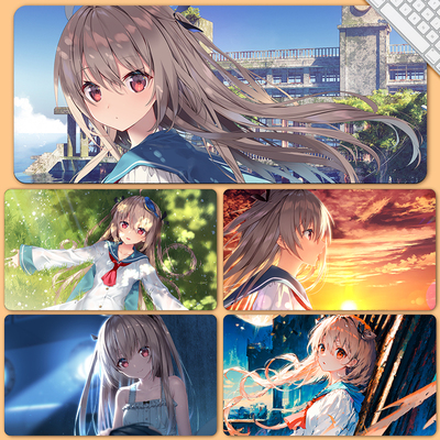 亚托莉鼠标垫防滑耐用胶垫