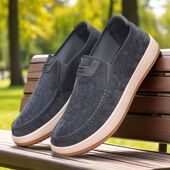休闲鞋 中老年一脚蹬爸爸鞋 布鞋 男鞋 防臭 回力老北京布鞋 款 男款
