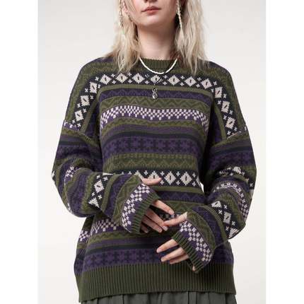 autumn winter women striped warm sweater womens pullover