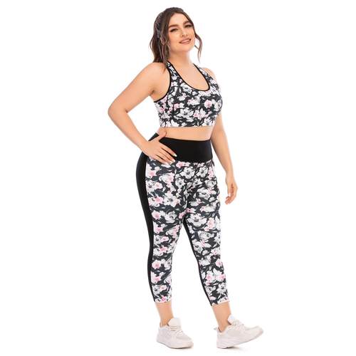 Fitness suits large size yoga suits leggings sports