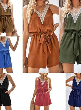 shorts jumpsuit loungewear commut daily summer clothes