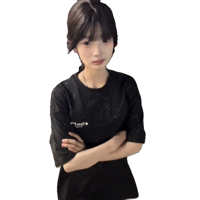 国潮牌满天星情侣短袖t恤女夏季