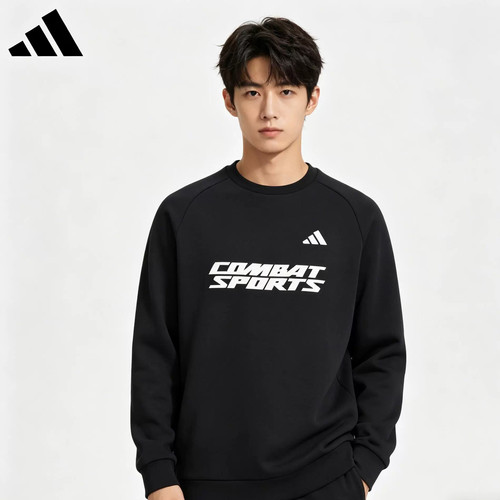 Adidas阿迪达斯卫衣男秋季运动长袖青少年2026新款官方正品上衣