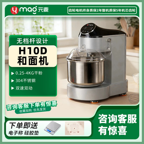 元麦H10D商用和面机变频双速
