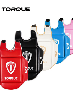 torque拳击护胸儿童加厚护甲对练防护泰拳搏击青少年跆拳道穿戴式