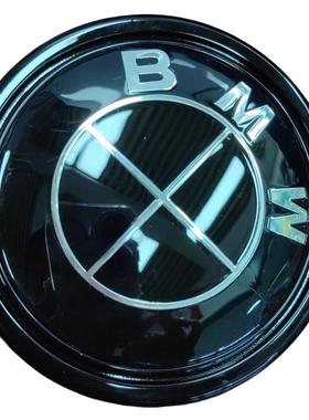 适用于X1X3X4X5黑白色轮毂盖装饰贴1/3系4/5系改装方向盘后尾标