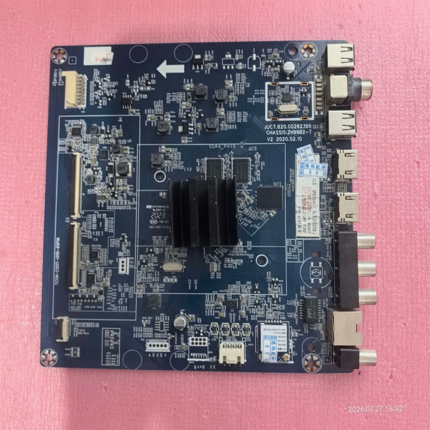 原装长虹 主板JUC7.820.00262366 适用65D5P 65A6U 65JD700屏可选