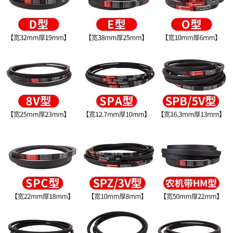 硬线三角带传动皮带A型2750/2600/2616/2642/2667/2700/2718/2743