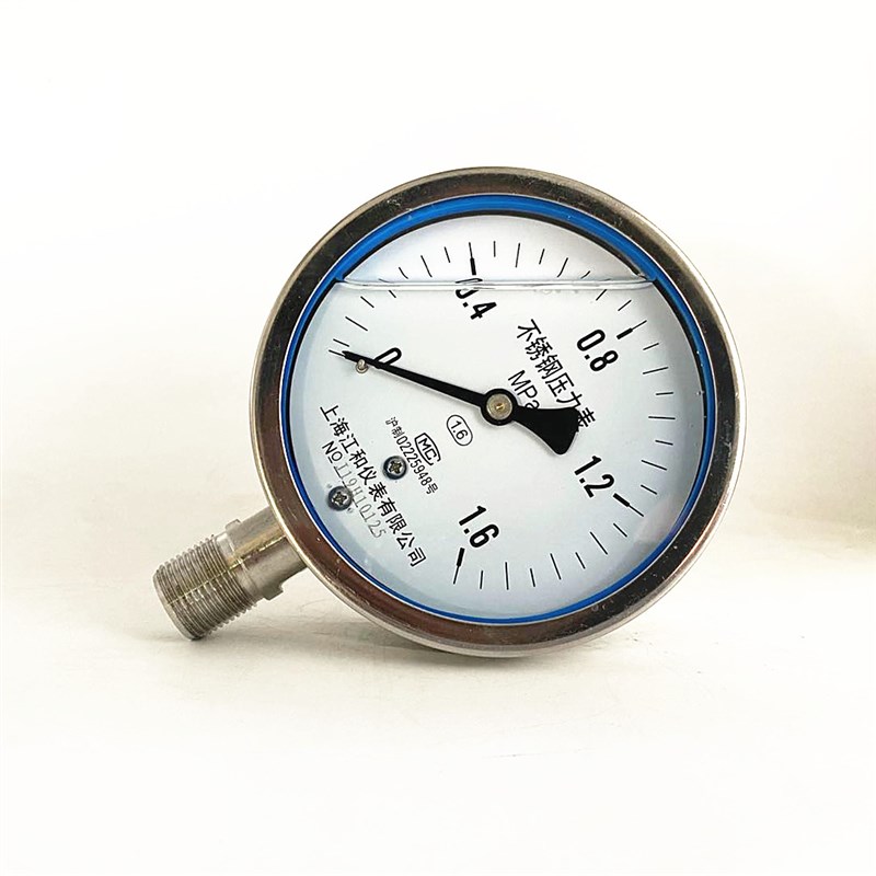 全304不锈钢压力表y60bf y100bf 高温氨用 耐震YN60BF YN100BF