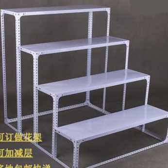 新角钢货架角铁花架材料梯形落x地展示架阶梯组合多层置物架子品