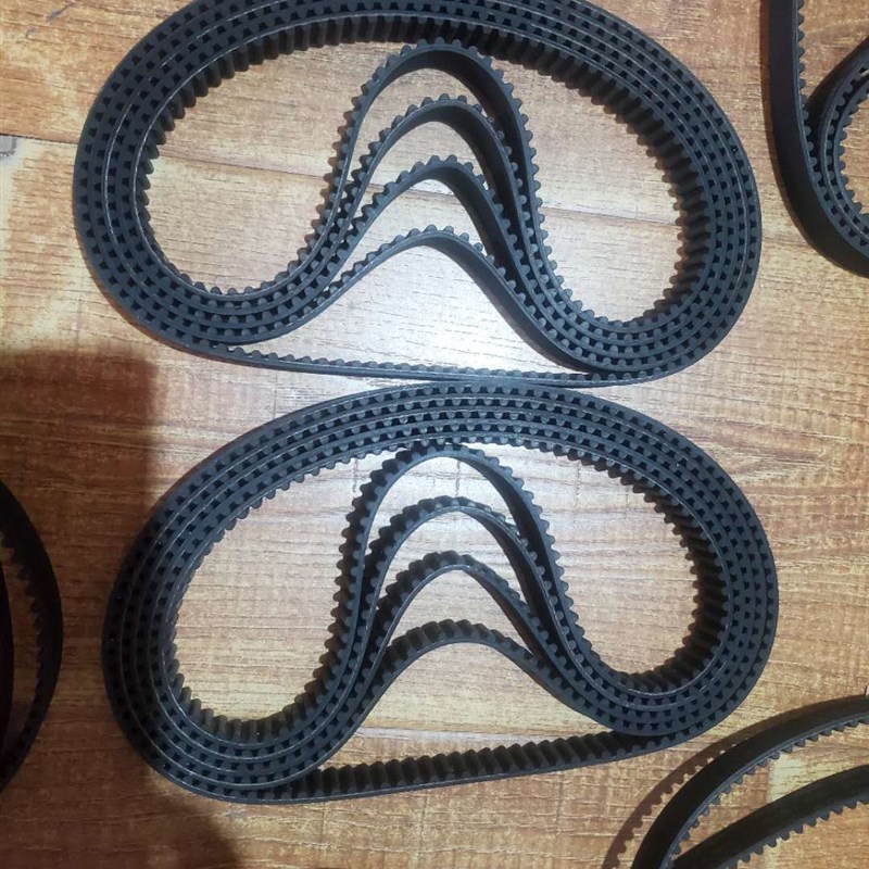 橡胶HTD1120-8M单面齿同步带HTD8M-1200,HTD1600-8M双面齿同步带