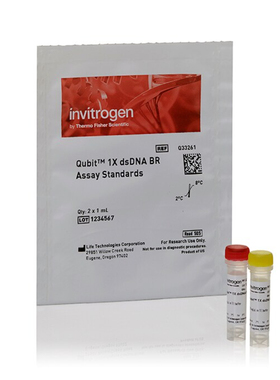 Invitrogen  Qubit 1X dsDNA 高灵敏度HS BR定量试剂盒Q33265