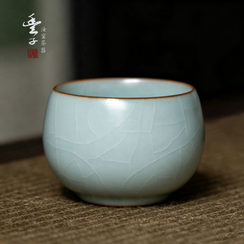 主人杯高档个人专用主人杯主人杯 手工开片可养礼盒装大容量男款