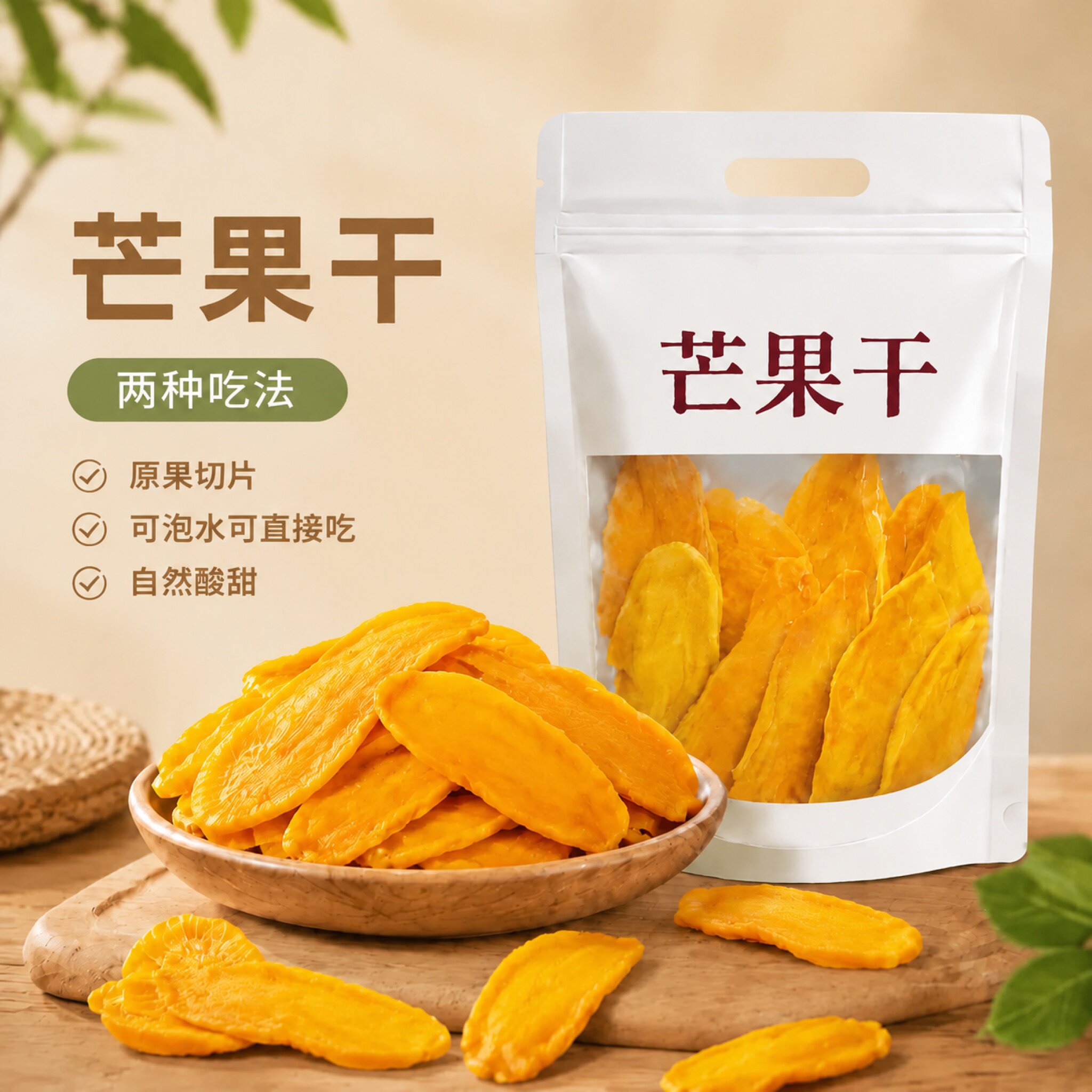攀枝花纯手工无蔗糖无添加芒果干