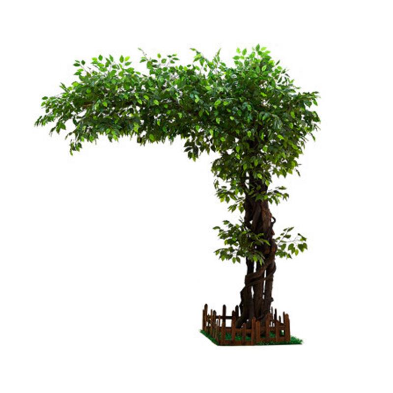 仿真榕树道具树装饰树装饰植物室外田园风摆放榕绿植摄影真