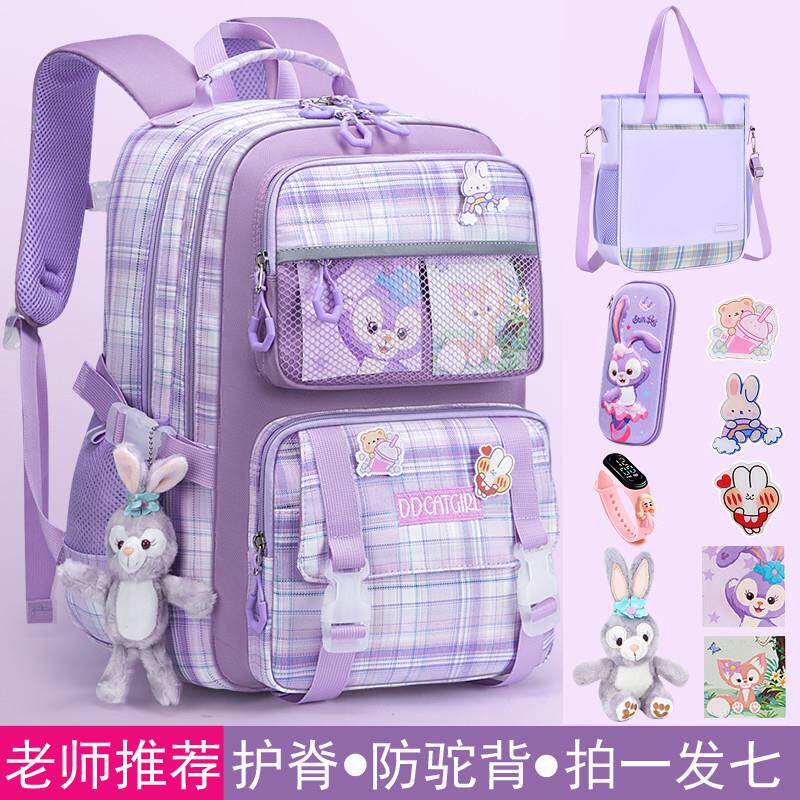 日本进口2025新款书包女小学生一三到六年级初中生高颜值减负护脊