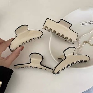 韩国复古几何精致简约抓夹时尚后脑勺盘发发夹网红简约鲨鱼夹发饰