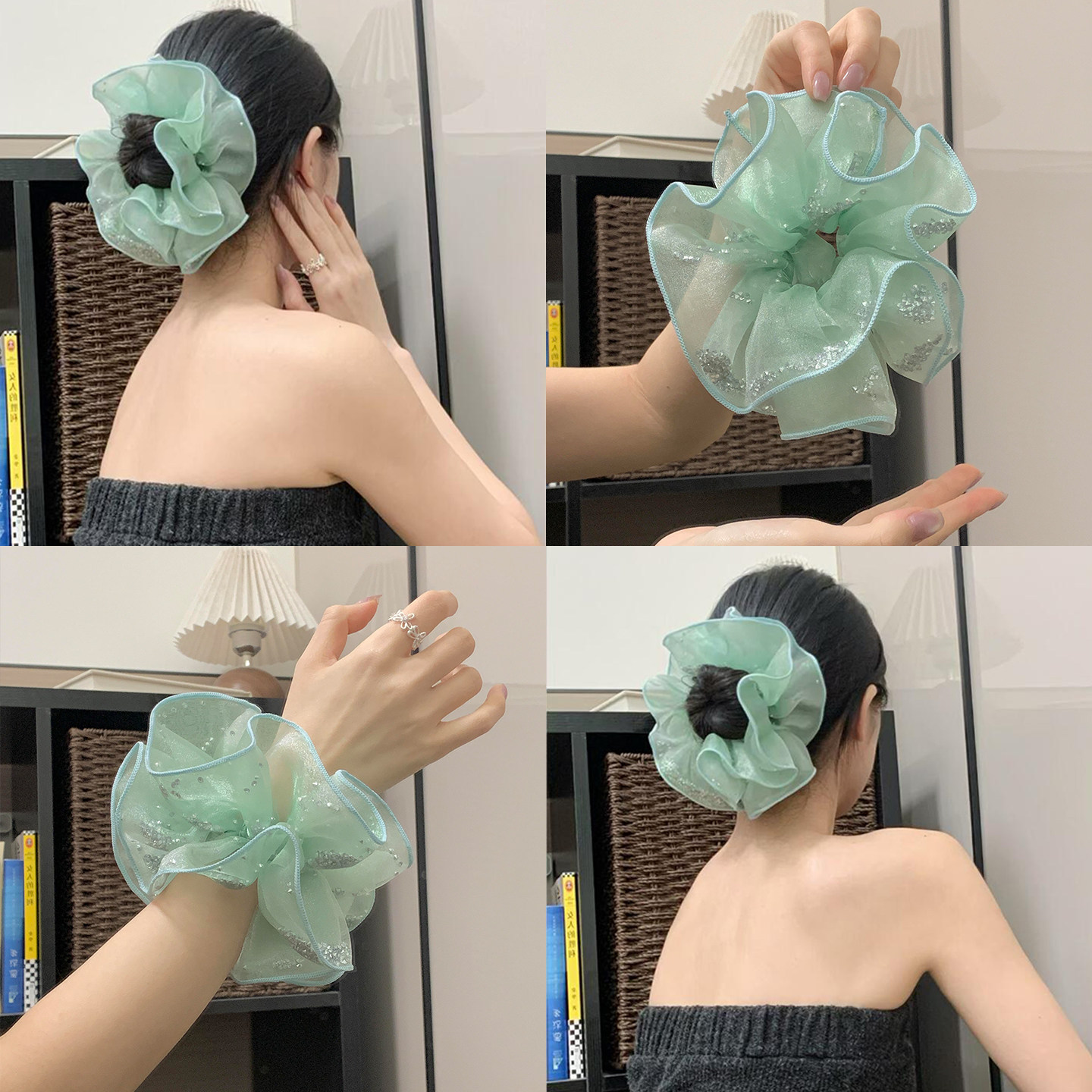 夏日特调海盐气泡水!好亮眼发圈