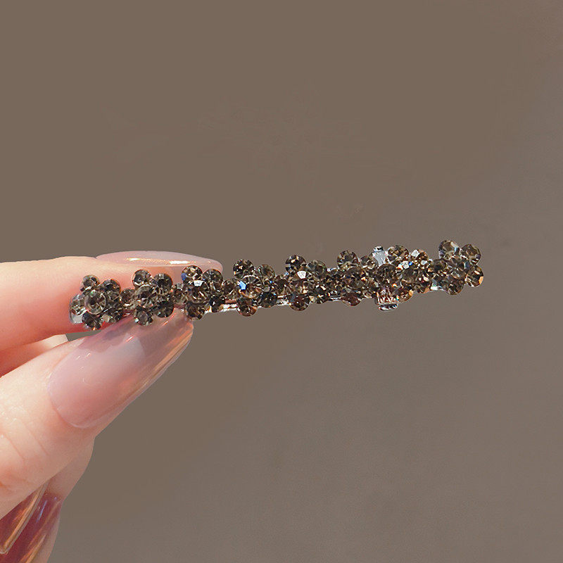 韓國水晶發夾側邊夾森系發卡頭飾