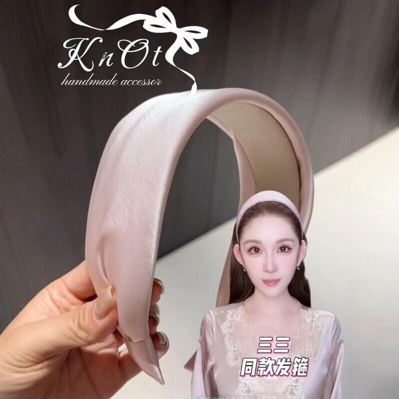 云朵粉发箍~法式温柔风显脸小~