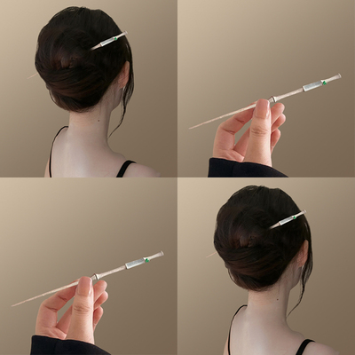 竹节发簪发钗发饰国风簪子高级感