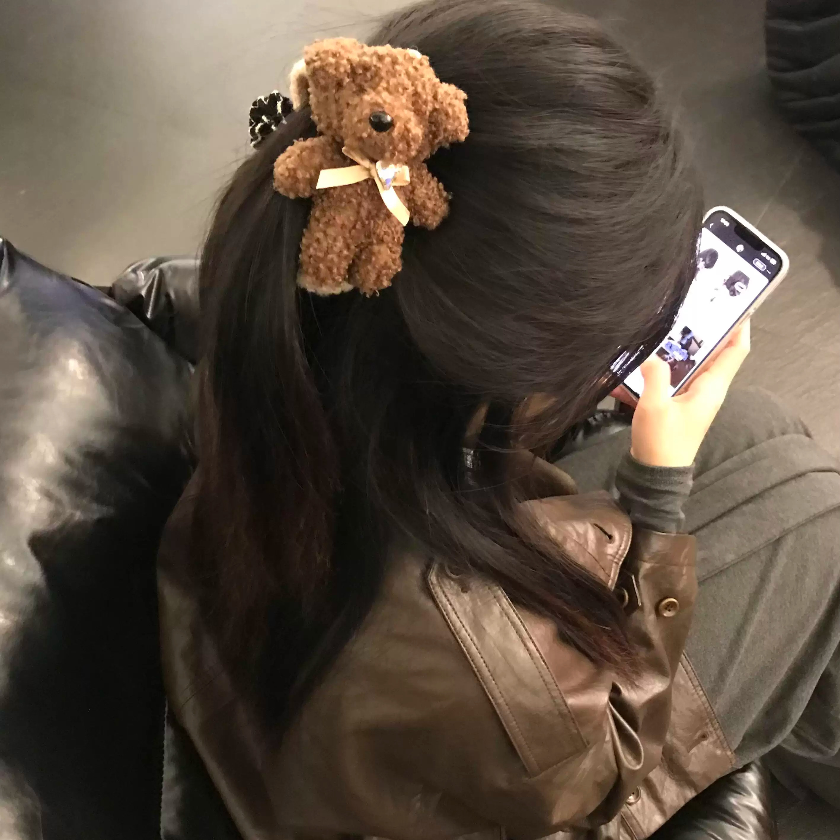 AB面毛绒小熊玩偶香蕉夹软乎乎