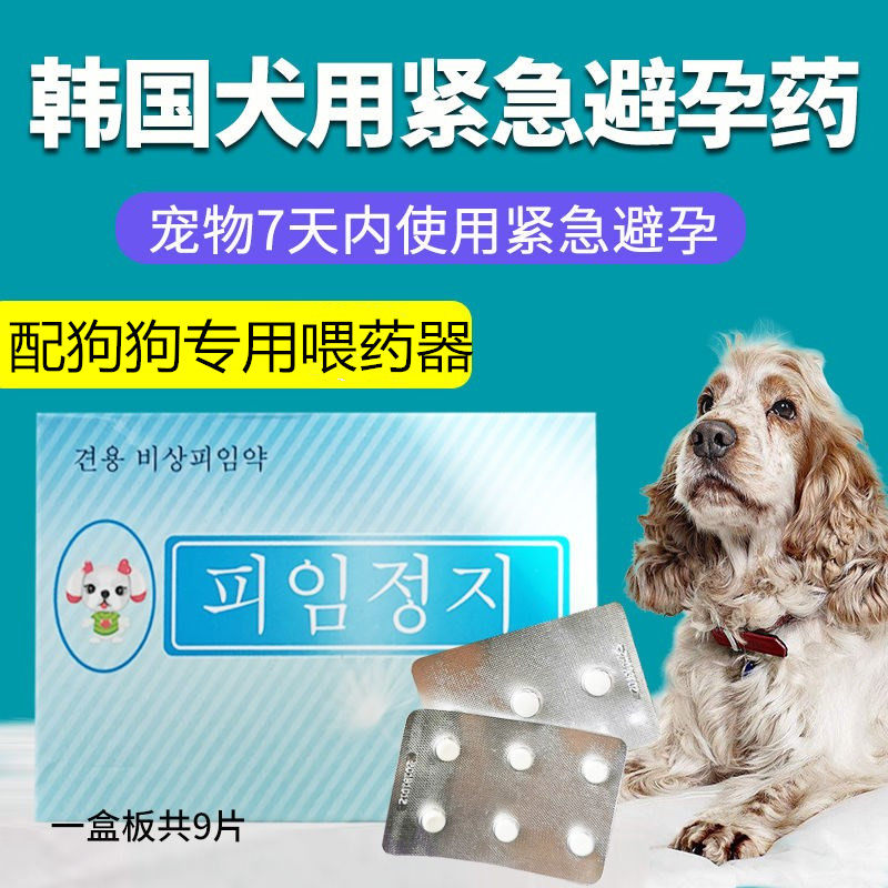 宠物狗狗紧急避孕药泰迪金毛犬用避孕药片母狗专用狗事后有效孕停