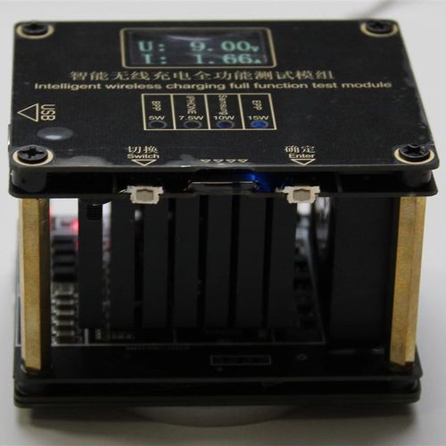 手机无线充电测试仪老化治具老化仪一体测试架老化架15W10W7.5W5W