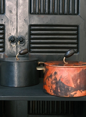 村野铜云南铜锅手工铜汤锅创意高端家用明火一人食锅具电陶炉厨具