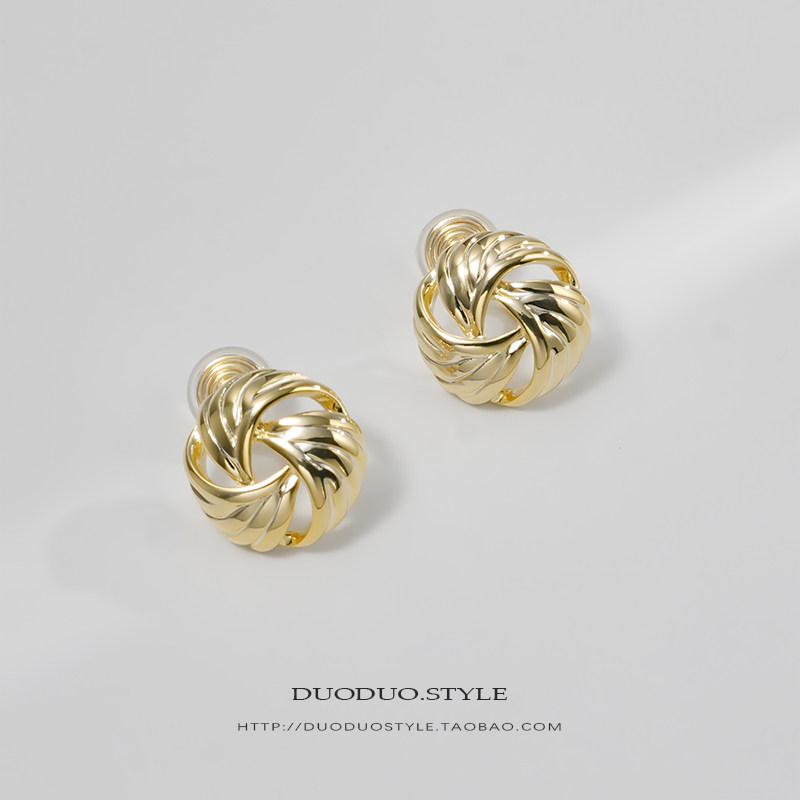 高级感欧美中古螺旋风车耳夹无耳洞蚊香盘重工耳环女气质时尚耳饰,饰品/流行首饰/时尚饰品新,耳夹,淘宝优惠券,粉丝福利购,淘宝优惠卷