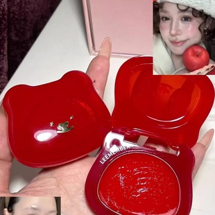 小猴子爱用!LEEMEMBER荔萌水光腮红膏多用膏高光面部提亮水光肌