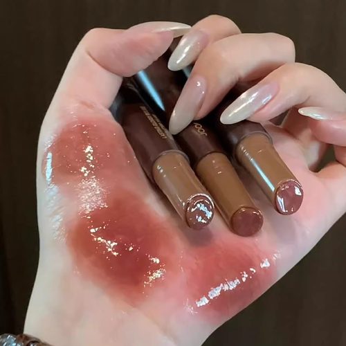 新品水光棕！Joocyee酵色固体唇蜜成膜镜面唇釉口红不易沾杯568女