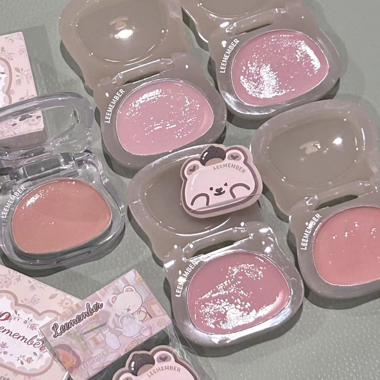 橄榄皮灰粉紫~LEEMEMBER荔萌碎花