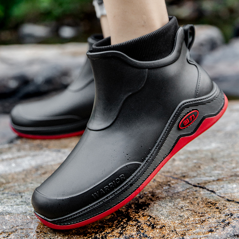 【回力正品】雨鞋软底舒适男款