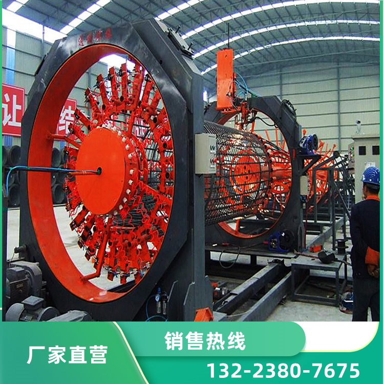 钢筋笼滚焊机智能全自动桩基绕笼制作设备数控钢筋笼绕筋机滚笼机